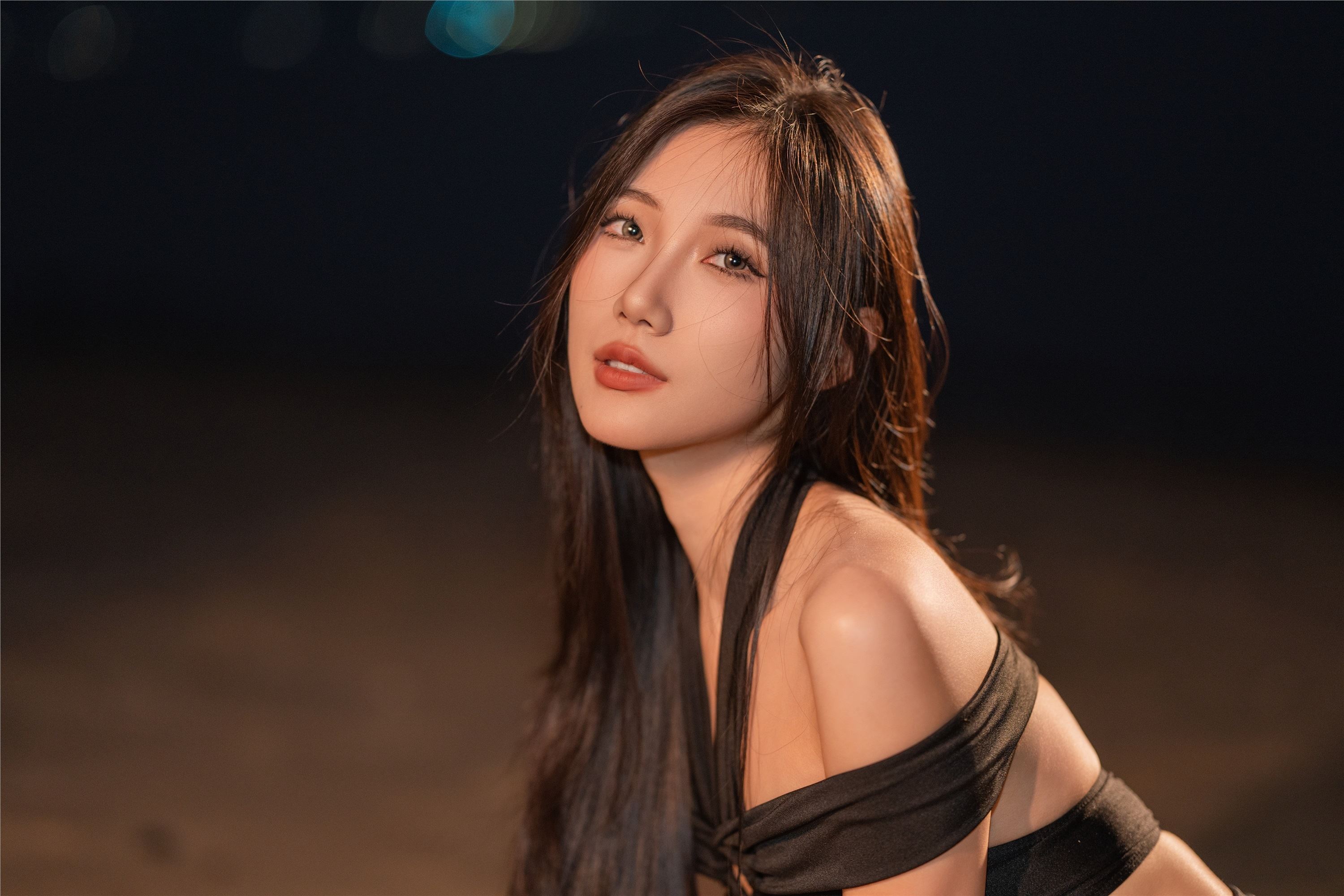 YITUYU艺图语 2025.01.06 夜幕下的海边少女 o1ne万